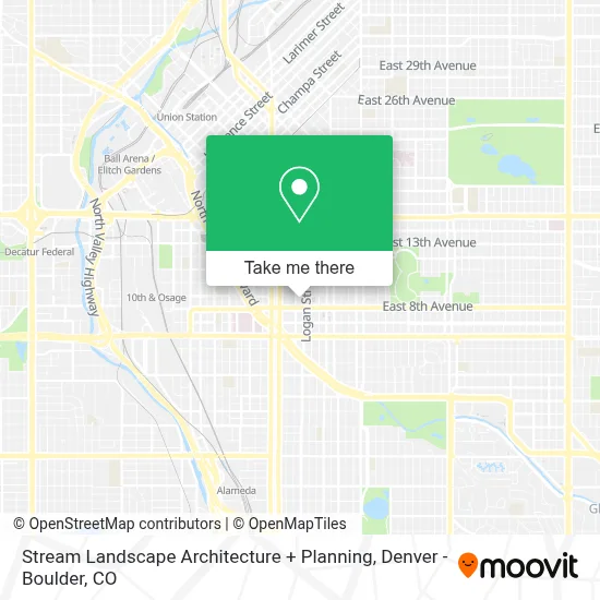 Stream Landscape Architecture + Planning map
