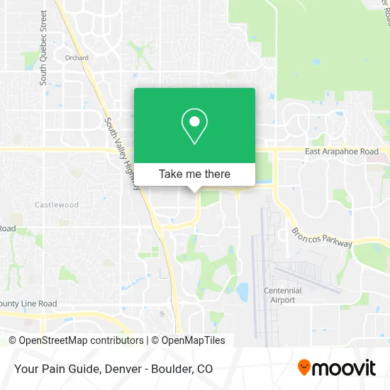 Your Pain Guide map