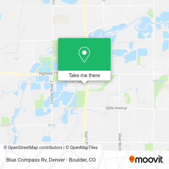 Blue Compass Rv map