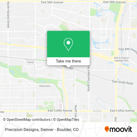 Precision Designs map