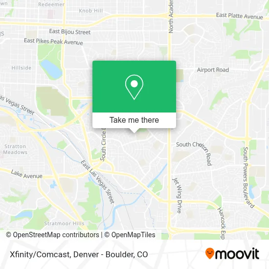 Xfinity/Comcast map