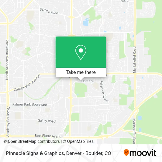Pinnacle Signs & Graphics map
