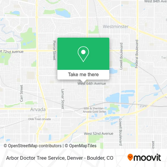 Arbor Doctor Tree Service map