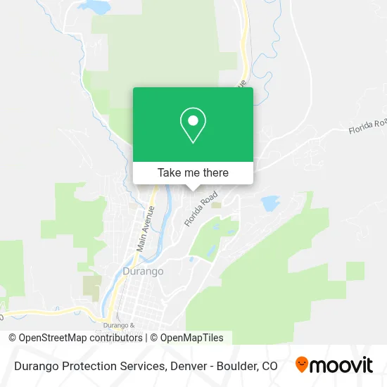 Durango Protection Services map