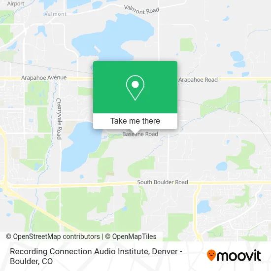 Recording Connection Audio Institute map