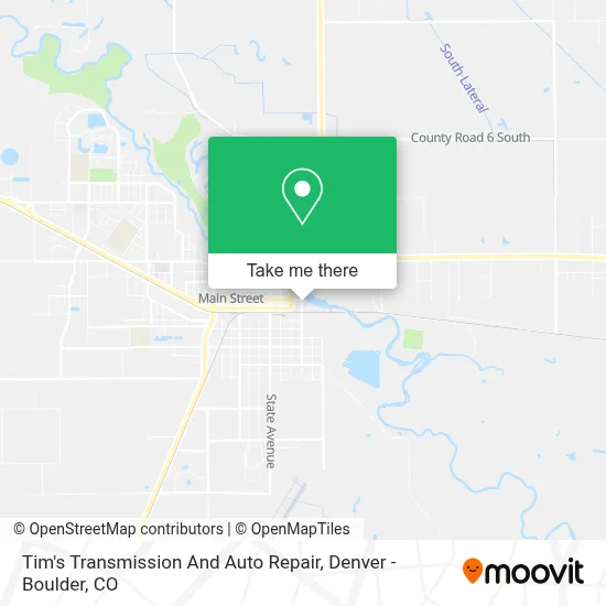 Tim's Transmission And Auto Repair map