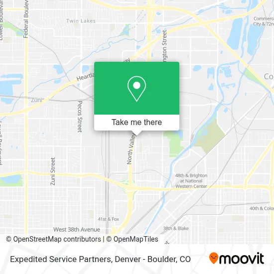 Expedited Service Partners map