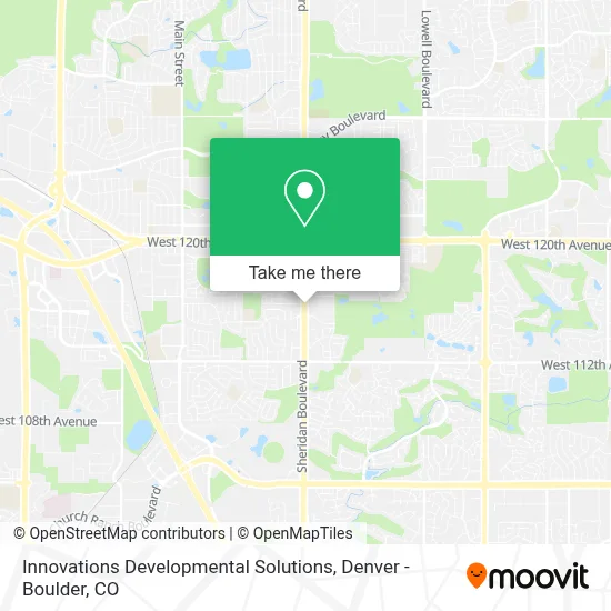 Innovations Developmental Solutions map