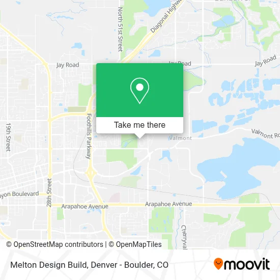 Melton Design Build map