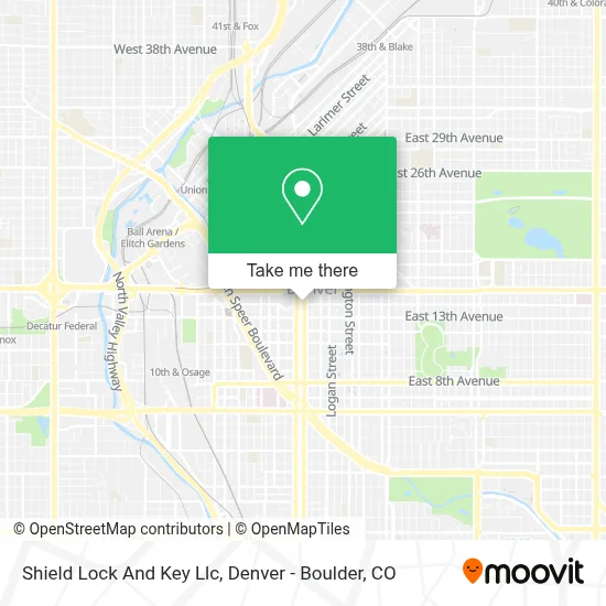 Shield Lock And Key Llc map