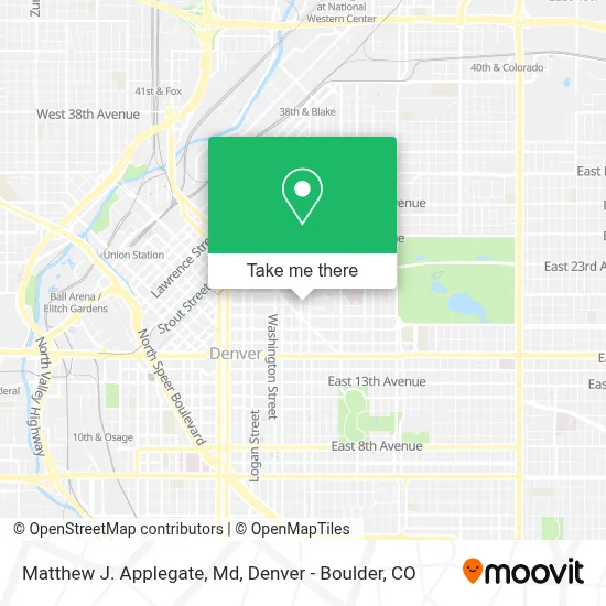 Matthew J. Applegate, Md map