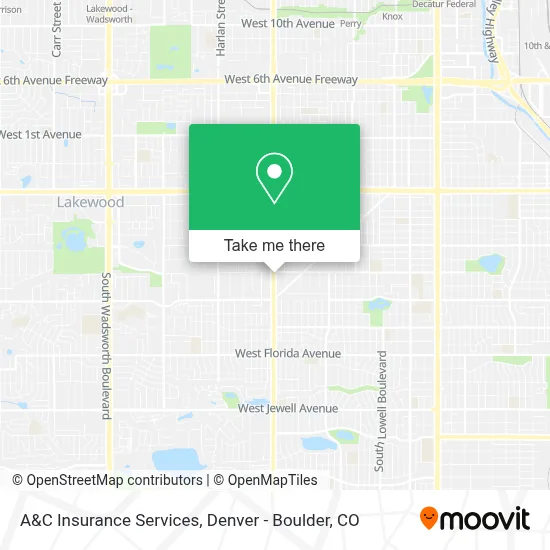 A&C Insurance Services map