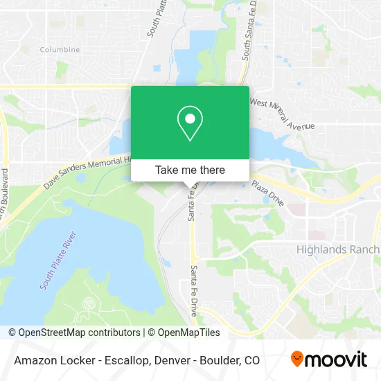 Amazon Locker - Escallop map