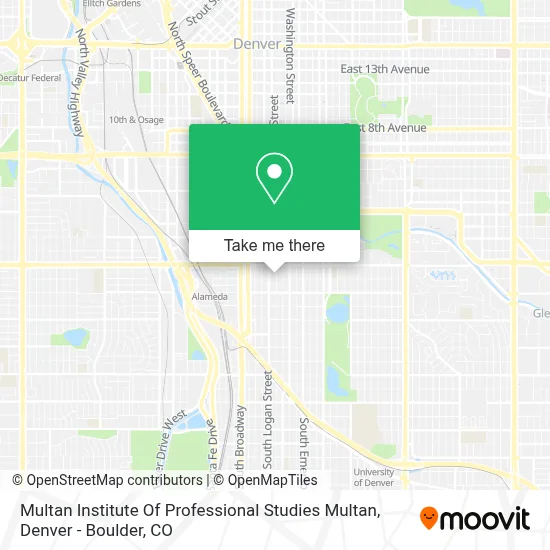 Multan Institute Of Professional Studies Multan map