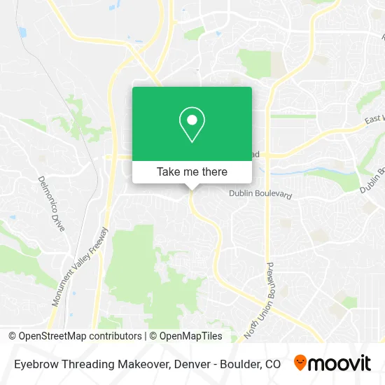 Eyebrow Threading Makeover map