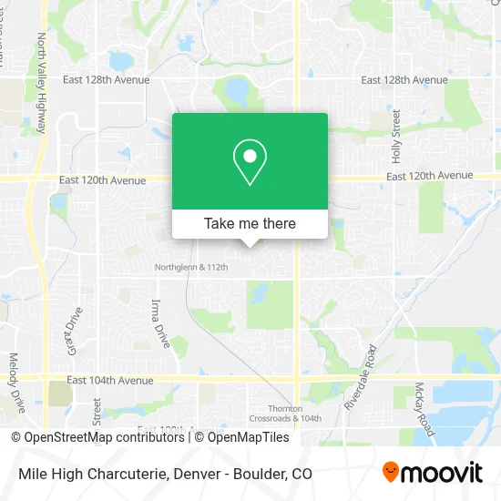 Mile High Charcuterie map