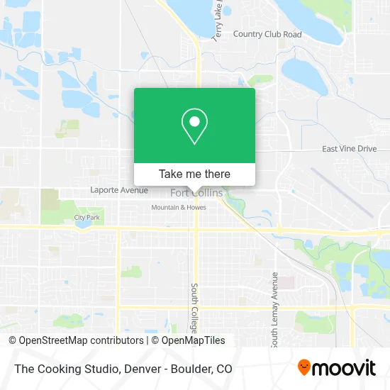 The Cooking Studio map