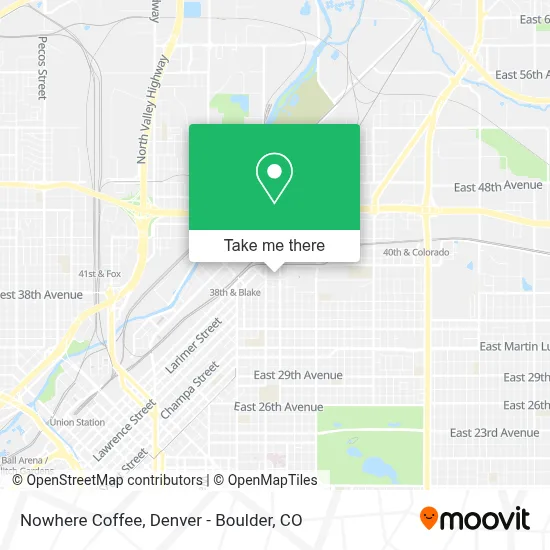 Nowhere Coffee map