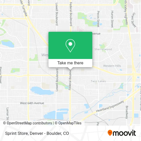 Sprint Store map