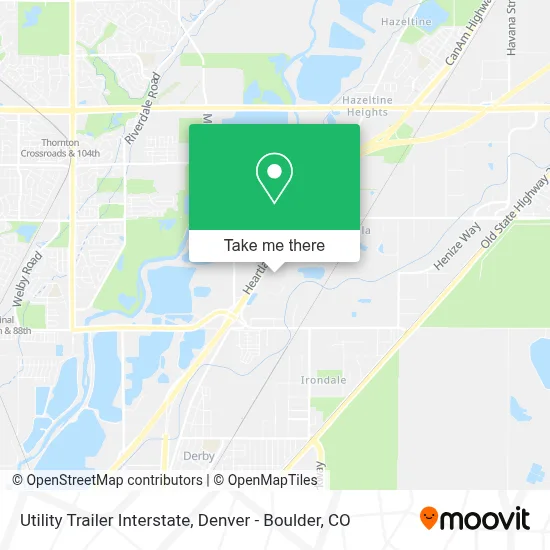 Utility Trailer Interstate map
