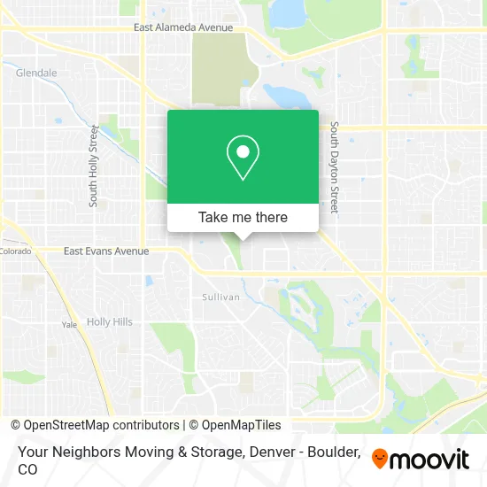 Your Neighbors Moving & Storage map