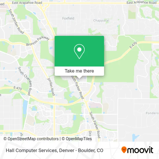 Hall Computer Services map