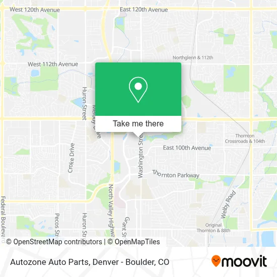 Autozone Auto Parts map
