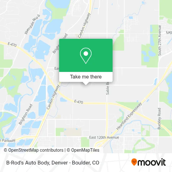 B-Rod's Auto Body map