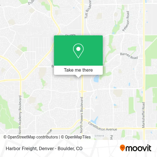 Harbor Freight map