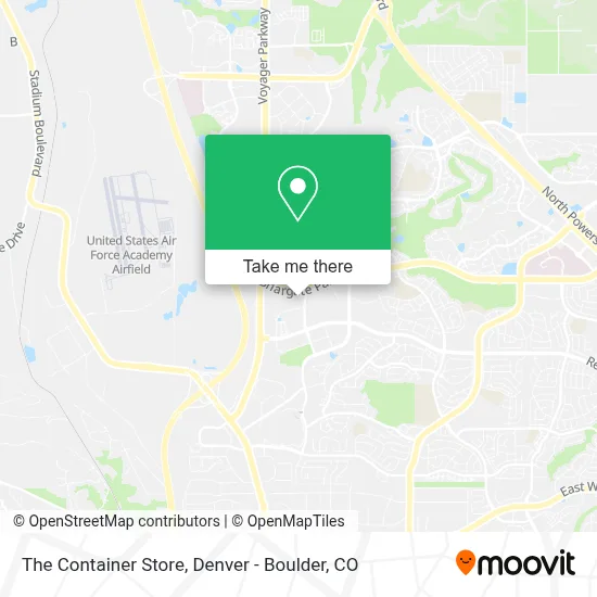 The Container Store map
