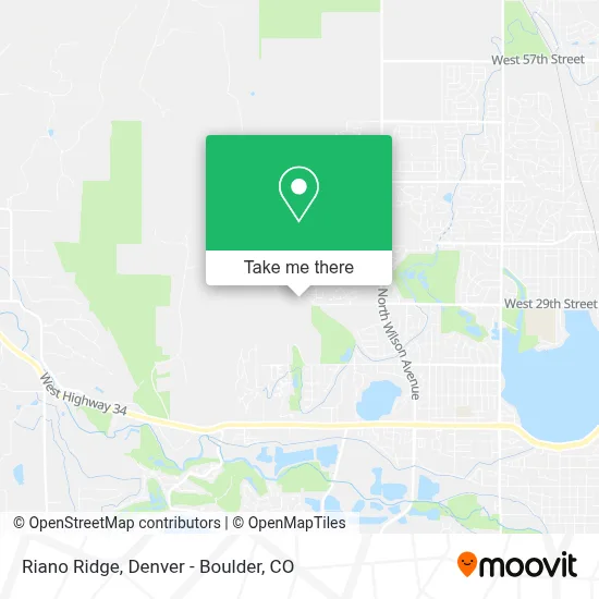 Riano Ridge map
