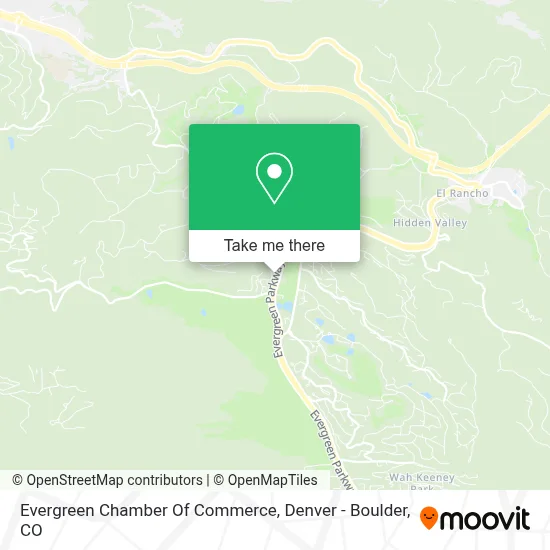 Evergreen Chamber Of Commerce map