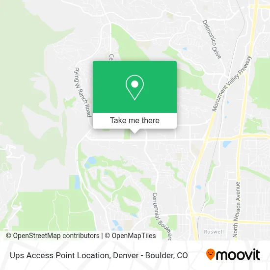 Ups Access Point Location map