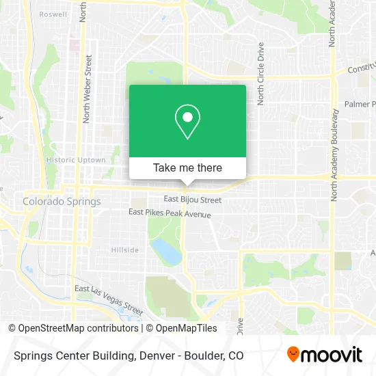 Springs Center Building map