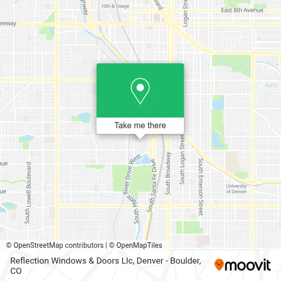 Reflection Windows & Doors Llc map
