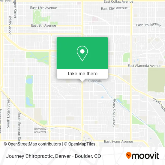 Journey Chiropractic map