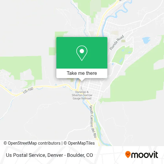 Us Postal Service map
