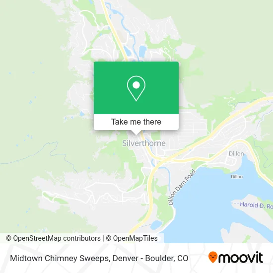 Midtown Chimney Sweeps map
