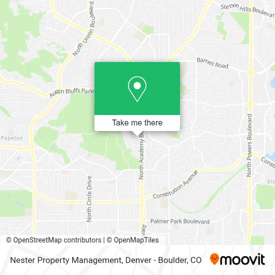 Nester Property Management map