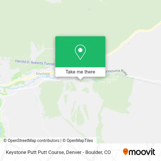 Keystone Putt Putt Course map