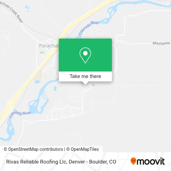 Rivas Reliable Roofing Llc map