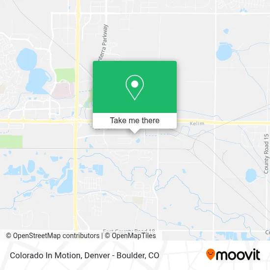 Colorado In Motion map