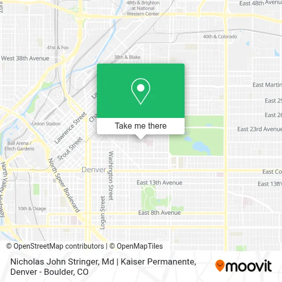 Nicholas John Stringer, Md | Kaiser Permanente map