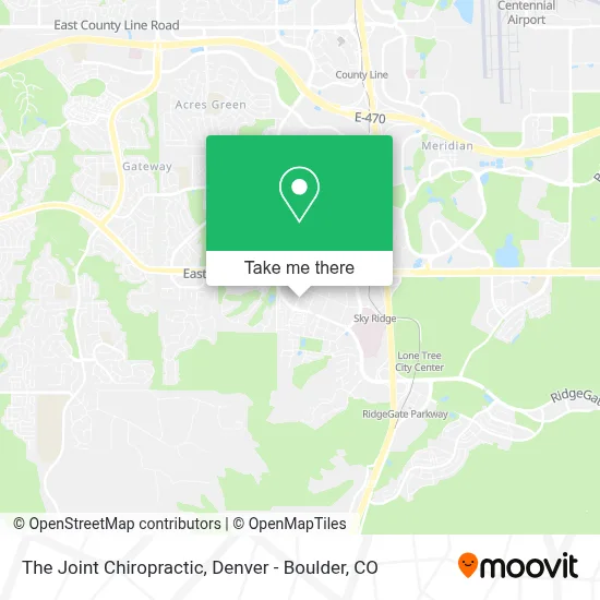 The Joint Chiropractic map