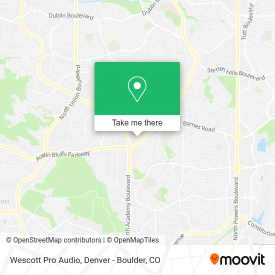 Wescott Pro Audio map