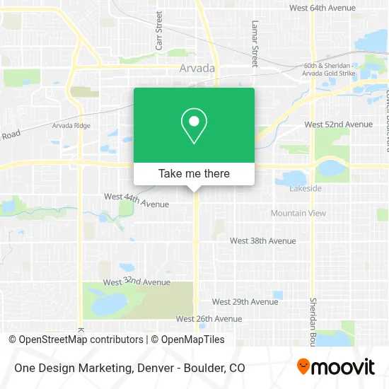 One Design Marketing map