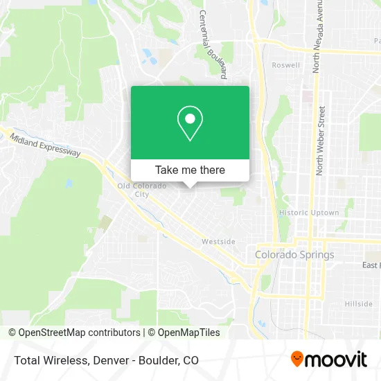 Total Wireless map