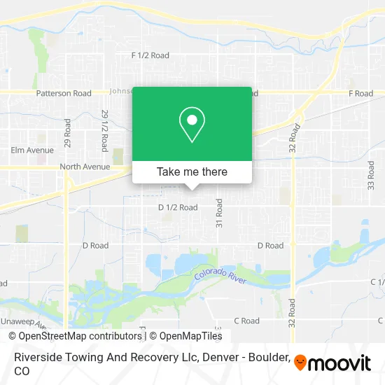 Riverside Towing And Recovery Llc map