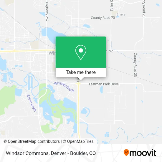 Windsor Commons map