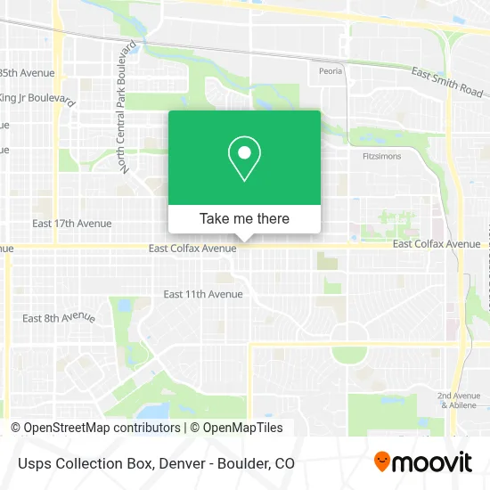 Usps Collection Box map